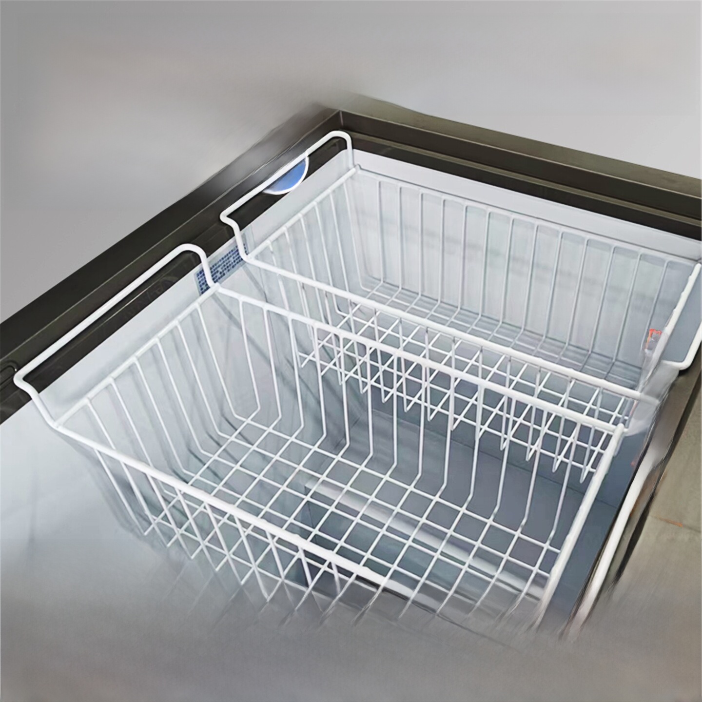 Food Storage With Dividers - 多目的冷凍庫用内部棚、吊り下げ式バスケット、食品収納バスケット、冷凍庫・冷蔵庫用仕切り、収納バスケット、整理整頓用