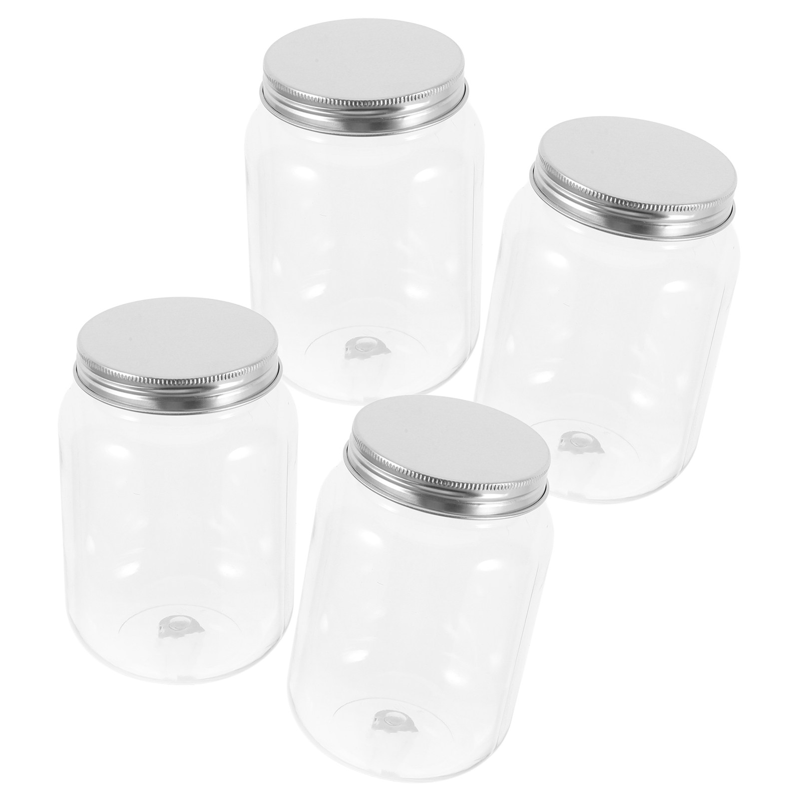 透明プラスチック製の密閉蓋付き保存容器4個セット。キッチンで - Food Storage Containers のレビューと価格
